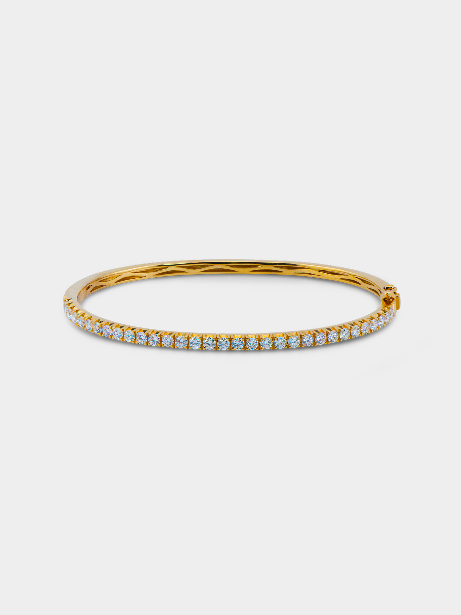 Lumière Tennis Bangle - 18K Yellow