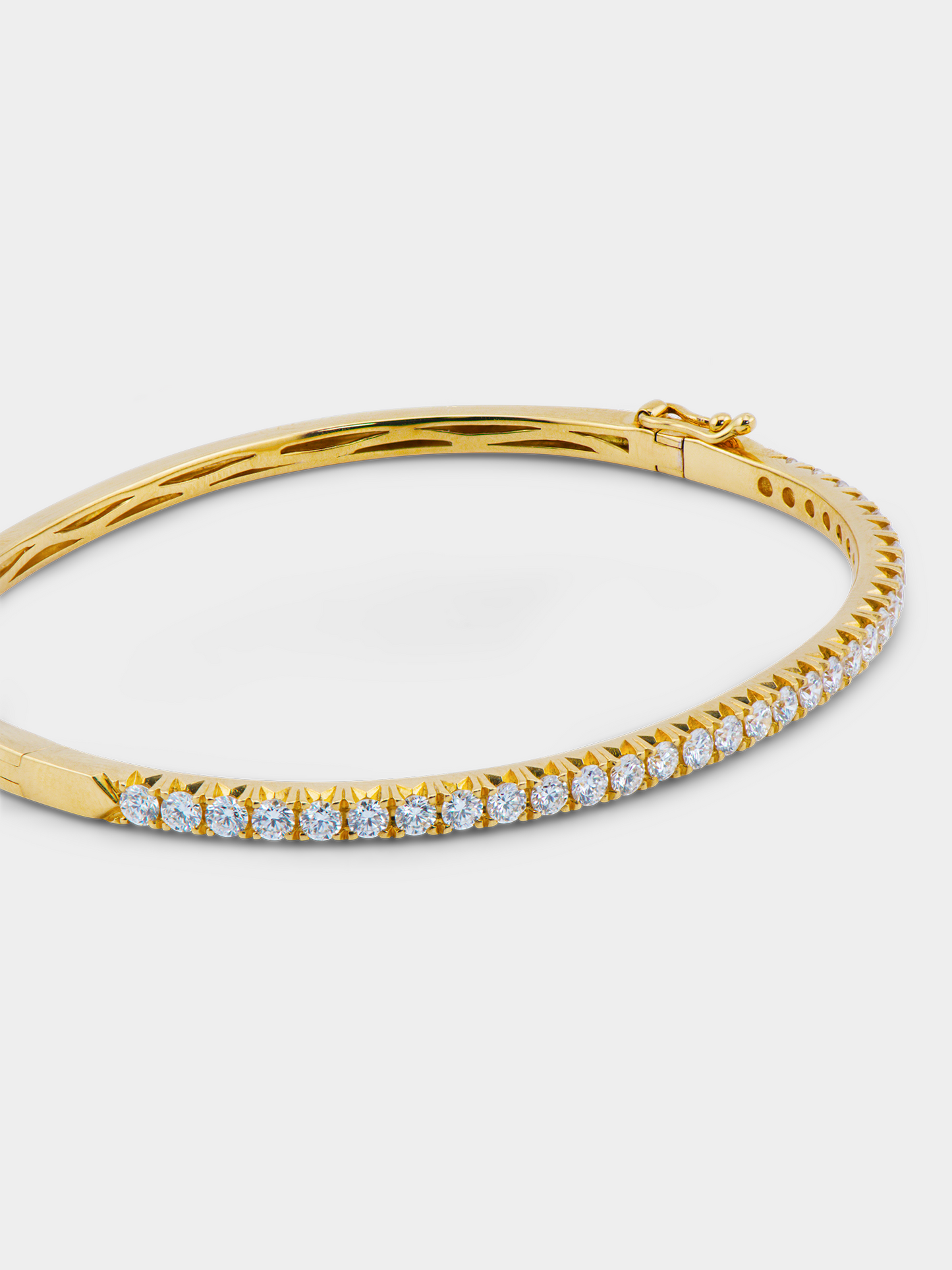 Lumière Tennis Bangle - 18K Yellow