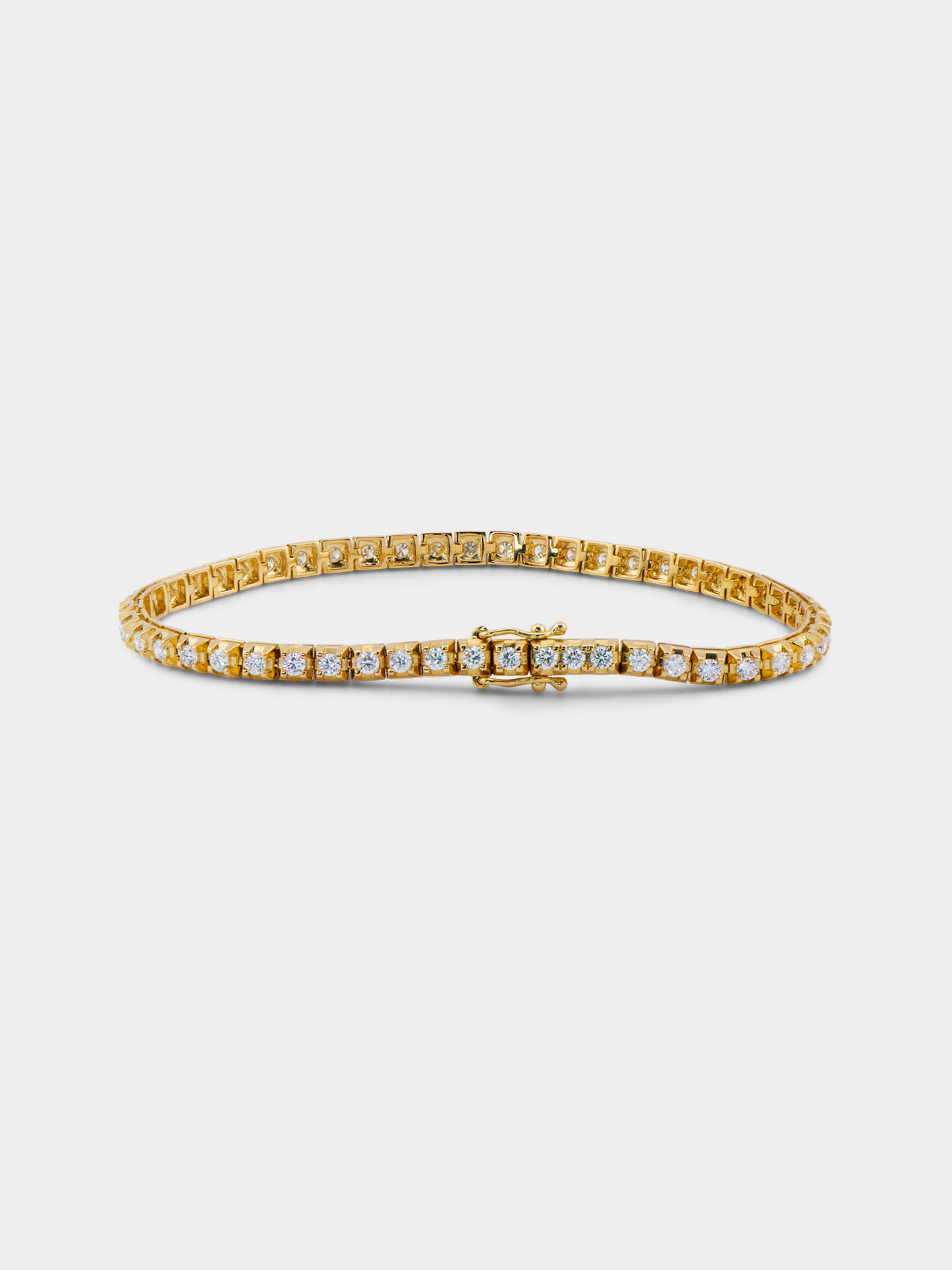 Eternity Tennis Bracelet - 18k Yellow