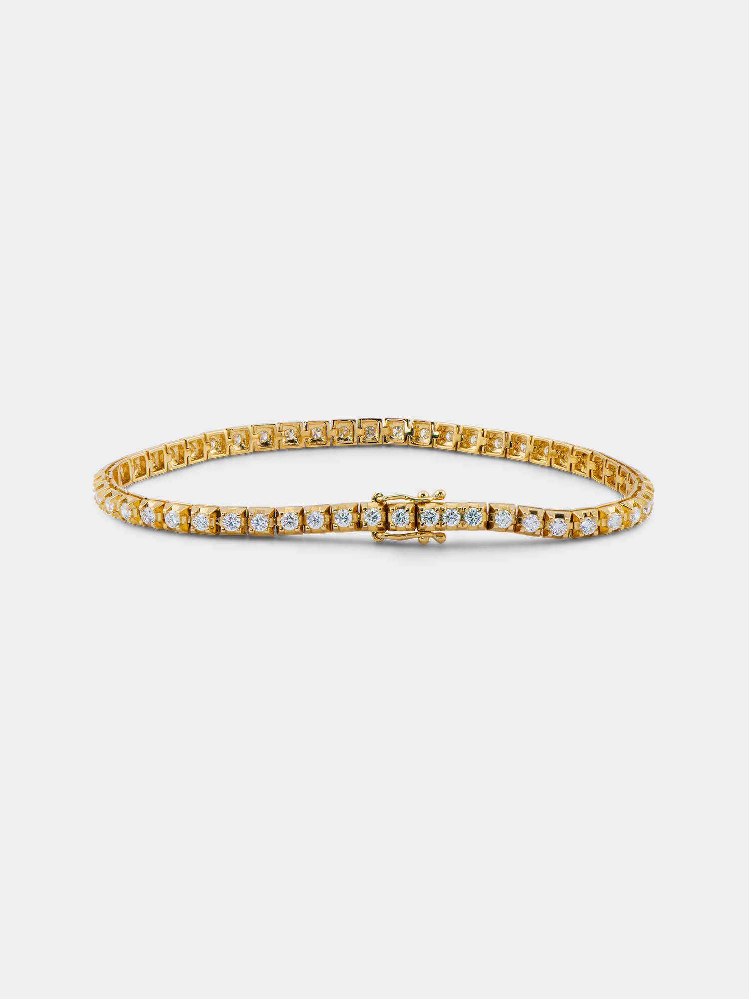 Eternity Tennis Bracelet - 18k Yellow