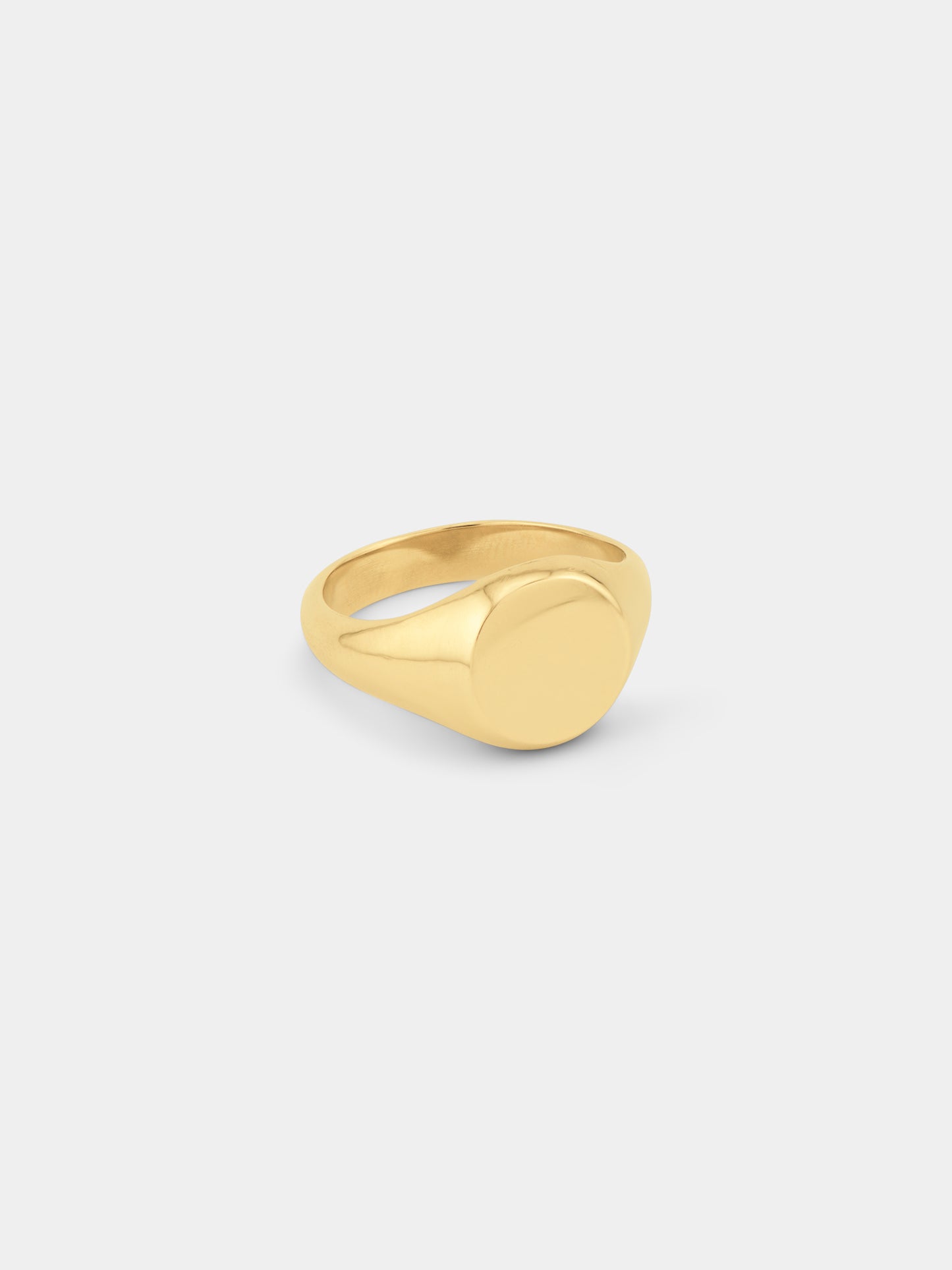 Circle Signet Ring - 5mm